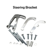 SBC 262-400 pour support de direction assistée en aluminium poli,  petit bloc LWP Chevy
