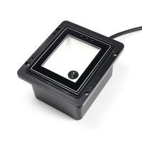 Scanner de code à barres 1D 2D intégré Scanner de module de lecteur de code à barres QR Connexion au port série RS232 Balayage automatique pour les billets de la machine de porte Vérification du paiement mobile