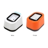 Scanner de code à barres câblé USB Numérisation polyvalente Numérisation mains libres Numériseur de codes QR 1D et 2D pour les supermarchés / magasins (Orange)