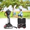 Sécateur électrique sans fil 21 V sans fil rechargeable 2, 0 A alimenté par batterie au lithium sécateur de branche d