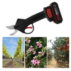 Sécateur électrique sans fil portable 21 V avec étui de transport batterie au lithium rechargeable 1200 mAh et chargeur alimenté par arbre branche sécateur tondeuses de jardin 30 mm de diamètre
