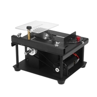 Scie à table multifonctionnelle Mini scie de bureau Machine de découpe électrique avec lame de scie Réglage de l