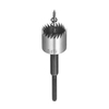 Scie cloche en acier à grande vitesse Coupe-trou robuste Compatible avec une pince de 10 mm ou plus pour tôle en acier inoxydable Bois plastique