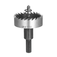 Scie cloche en acier à grande vitesse Coupe-trou robuste Compatible avec une pince de 10 mm ou plus pour tôle en acier inoxydable Bois plastique