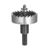 Scie cloche en acier à grande vitesse Coupe-trou robuste Compatible avec une pince de 10 mm ou plus pour tôle en acier inoxydable Bois plastique