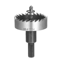 Scie cloche en acier à grande vitesse Coupe-trou robuste Compatible avec une pince de 10 mm ou plus pour tôle en acier inoxydable Bois plastique
