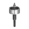 Scie cloche en acier à grande vitesse Coupe-trou robuste Compatible avec une pince de 10 mm ou plus pour tôle en acier inoxydable Bois plastique