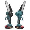 Scies à chaîne électriques portatives de 21V 6pouce de 6pouce,  rechargeables Petites scies à bois