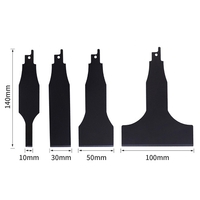 Scies alternatives de 140 mm de longueur Scies sabres Pelle Maison Ménage Pelle de nettoyage électrique HCS Grattoir pour carrelage Sol Boue Soudage Laitier Nettoyage Élimination de la rouille