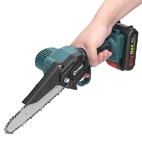 Scies électriques de tailleur 21V rechargeables Petite scie à chaîne à bois à une seule main