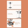 SCISHARE Bouilloire électrique Bouilloire à thé en verre Machine à thé intelligente avec 4 programmes de brassage / Mode Boling 700W / Contrôle de température à 6 niveaux / Infuseur amovible sans BPA 1L 220V