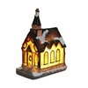 Scène de Noël Maisons de construction Maison avec lumière LED chaude Cadeau Ornamnet de Noël à piles