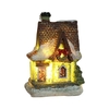Scène de Noël Maisons de construction Maison avec lumière LED chaude Cadeau Ornamnet de Noël à piles
