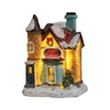 Scène de Noël Maisons de construction Maison avec lumière LED chaude Cadeau Ornamnet de Noël à piles