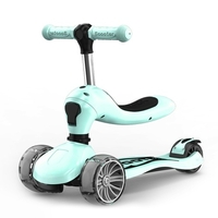 Scooter pour enfants avec quatre roues assis 1-2-6-8 ans deux en un Scooter bébé Scooter Scooter pliable Scooter coloré