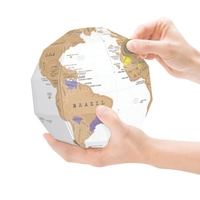 Scratch World Map Édition de voyage Scratch Globe