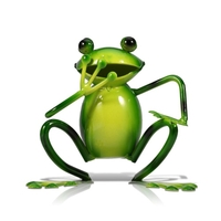 Sculpture TOOARTS Métal Bouche-couvert Frog Accueil Articles d