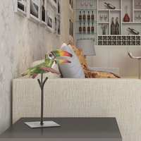 Sculpture Tooarts Tropical Résine oiseaux en fibre de verre ornement intérieur Decor Statue Figurine Résumé Exaggerate Art Moderne
