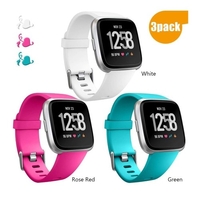 SDGJ-009 Bande De Montre Bande Fitbit Bracelet En Silicone Dragonne Remplacement Du Bracelet Pour Bracelet Fitbit Versa Fitness Montre Intelligente