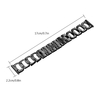 SDXHJ013 Bracelet de montre Fitbit Bracelet en acier inoxydable Lien en métal Bracelet de remplacement du bracelet pour Fitbit Versa Accessoires D Liens avec strass