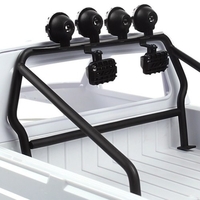 Seau de Cage de rouleau en métal avec lumières LED Compatible avec 1/10 Axial SCX10 D90 Tamiya CC01 TF2 RC voiture