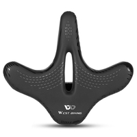 Selle de vélo large coussin de coussin de vélo de montagne confortable selle de siège de cycle étanche pour hommes femmes VTT de route