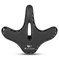 Selle de vélo large coussin de coussin de vélo de montagne confortable selle de siège de cycle étanche pour hommes femmes VTT de route