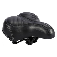 Selle de vélo large et large,  antichoc,  résistante à l