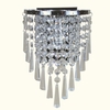 Semi circulaire mur lumière éclairage de lampe en cristal pour salon chambre 110-120V