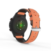 SENBONO Air 1 1.6 pouces 400*400px écran tactile complet montre intelligente-cuir marron,  4 Go + 128 Go