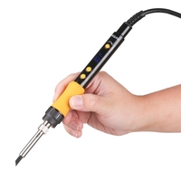 SEQURE SQ-A110 110W fer à souder numérique Programmable Portable fer à souder 100-500°C température réglable °C/°F LED affichage Auto-sommeil avec pointe de soudure pour le câblage de soudage