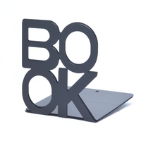 Serre-livres en métal,  serre-livres décoratifs antidérapants,  support de 4, 9 x 5, 1 x 5, 5 pouces,  support d