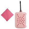 Serviette de refroidissement de sports de visage de Microfiber de séchage rapide portatif avec la caisse de silicone appropriée