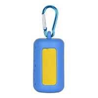Serviette de sport compacte avec manchon en silicone Serviette de visage rafraîchissante pour l