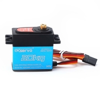 Servo numérique à couple élevé étanche 20Kg avec engrenage en métal pour camion Buggy de voiture tout-terrain RC 1/10 1/8