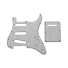 Set de pickguard pour guitare électrique SSS avec vis de plaque arrière Pick Guard pour guitares de style américain ST Blue Pearl