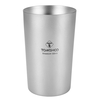 Set de tasses à bière à une paroi et à deux parois en titane 10oz 17oz
