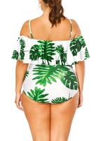 Sexy Femmes Floral Imprimer Strappy Maillot de Bain Une Pièce Ruffle Garniture Rembourrage Maillots de Bain maillot de bain Beachwear Monokini