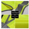 SFVest Gilet de sécurité réfléchissant Gilet réfléchissant Multi poches Vêtements de travail Sécurité Vêtements de travail Jour Nuit Moto Vélo Avertissement Sécurité Gilet