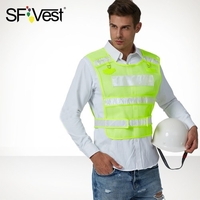 SFVest Gilet de sécurité réfléchissant haute visibilité Antigel Vêtements de travail Vêtements de travail Gilet réfléchissant résistant au froid Gilet de sécurité aux basses températures Jour Nuit Moto Cyclisme Avertissement Gilet de sécurit