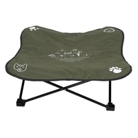 ShineTrip Lit surélevé pour chien et chat Camping Lit pliant pour animal de compagnie en alliage d