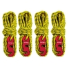 ShineTrip Tente Épaisse Corde À Vent En Plein Air Camping Auvent Réfléchissant Corde À Vent 3mm Multifonctionnel Corde À Vent Boucle Tente 4pcs Multifonction Tente Corde Tente Accessoires