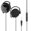 SHINI SN-Q140S 3.5mm casques filaires Sport casque oreille-crochet casque contrôle de ligne Volume écouteur avec micro pour téléphone