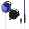 SHINI SN-Q140S 3.5mm casques filaires Sport casque oreille-crochet casque contrôle de ligne Volume écouteur avec micro pour téléphone