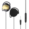 SHINI SN-Q140S 3.5mm casques filaires Sport casque oreille-crochet casque contrôle de ligne Volume écouteur avec micro pour téléphone