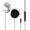 SHINI SN-Q140S 3.5mm casques filaires Sport casque oreille-crochet casque contrôle de ligne Volume écouteur avec micro pour téléphone