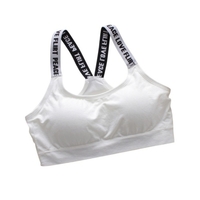 Shockproof Fitness Bra Active Sous-vêtements Push Up rembourrés en nylon sans couture