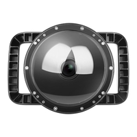 SHOOT 6 pouces Double Port Étanche Dôme Port Boîtier de Logement de Plongée Compatible avec DJI Osmo Action