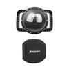 SHOOT XTGP559 Caméra Double Poignée Port Dôme Étui Étanche Étui De Protection Pour Caméra 45m Étanche 180° Grand Angle Remplacement pour GoPro Hero 9 Noir