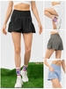Short de course 2-en-1 pour femme avec poches Short de sport